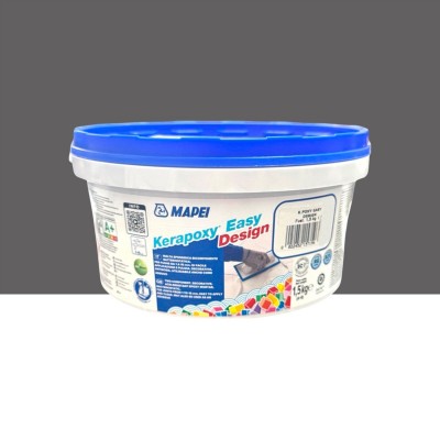 Епоксидний шовний заповнювач (фуга) MAPEI KERAPOXY EASY DESIGN №119, сірий лондон, 1,5 кг (5KB011915)